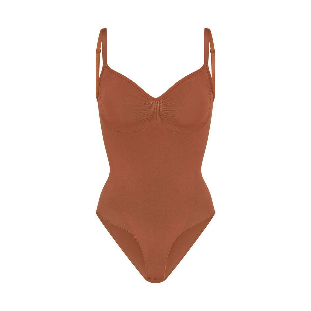 body gainant shapewear culotte terracotta femme maintien naturel sculpte la taille et le ventre effet galbant des fessiers maison kali