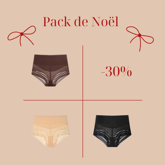 Pack Culottes Sculptantes – 3 couleurs (Édition Noël)