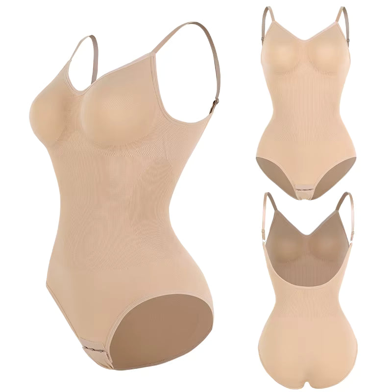 body gainant shapewear culotte beige femme effet ventre plat et galbe des fessiers maintien naturel maison kali