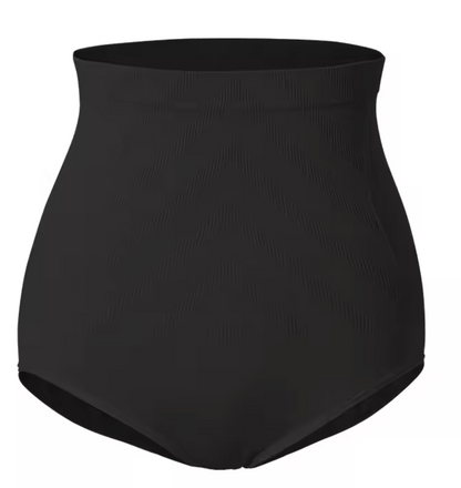 Culotte gainante mi haute noire shapewear femme sculpte le ventre et la taille et galbe les fessiers effet seconde peau maison kali