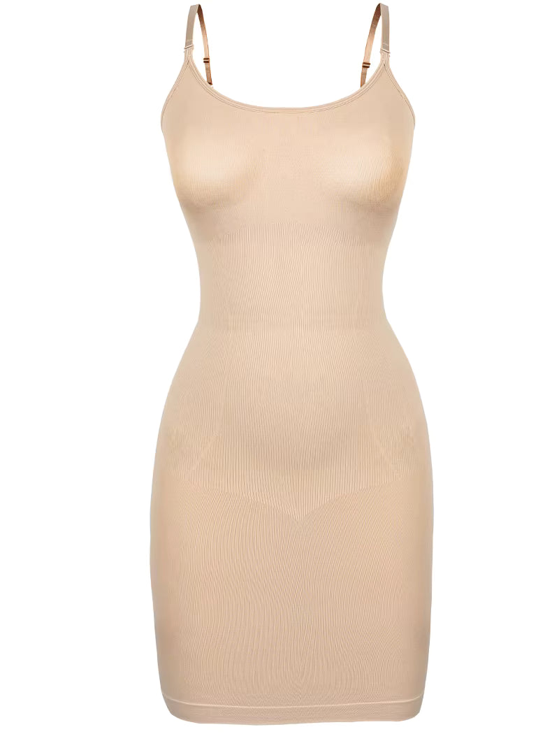 robe gainante beige shapewear sculptante effet seconde peau maison kali